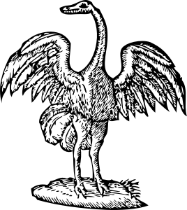 openclipart圖庫：bird engraving