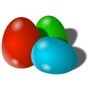openclipart圖庫：Easter eggs