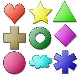 openclipart圖庫：Game marbles - shapes