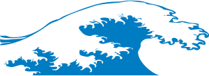 openclipart圖庫：crashing wave