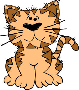 openclipart圖庫：Cartoon Cat Sitting