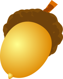 openclipart圖庫：Acorn