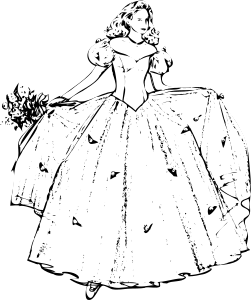 openclipart圖庫：Architetto -- principessa bw