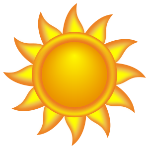 openclipart圖庫：Decorative Sun