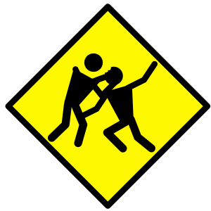 openclipart圖庫：Zombie Warning Road Sign