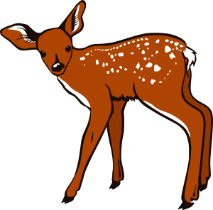 openclipart圖庫：Fawn