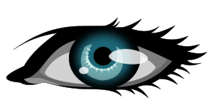 openclipart圖庫：olhar - the eye