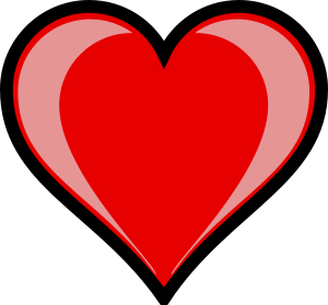 openclipart圖庫：heart highlight