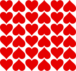 openclipart圖庫：heart tiles