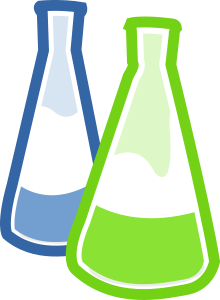 openclipart圖庫：Chemical Flasks