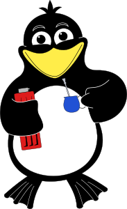openclipart圖庫：pingüino 1.0