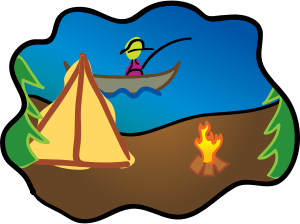 openclipart圖庫：Happy Camping