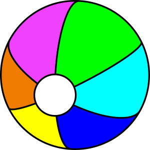 openclipart圖庫：Beach Ball