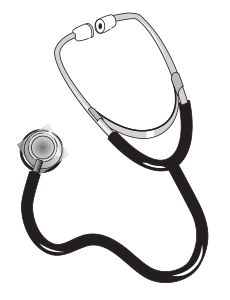 openclipart圖庫：Stethoscope Plain