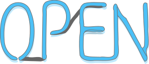 openclipart圖庫：Open sign