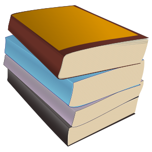 openclipart圖庫：Stack of Paperbacks