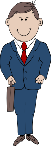 openclipart圖庫：Man in Suit