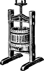 openclipart圖庫：wine press