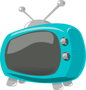 openclipart圖庫：television comic style