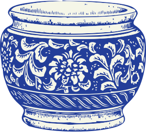 openclipart圖庫：flower pot
