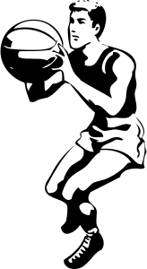openclipart圖庫：basketball player