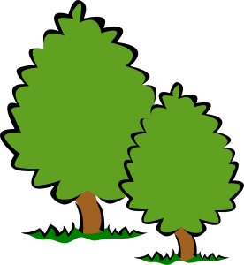 openclipart圖庫：Small Trees / Bushes