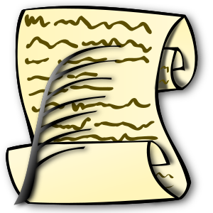 openclipart圖庫：Scroll