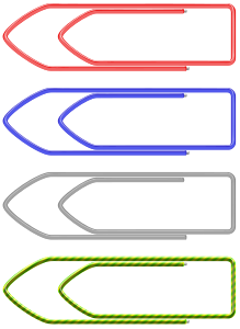 openclipart圖庫：paper clip