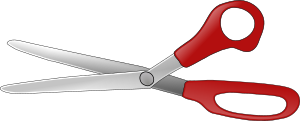 openclipart圖庫：scissors open V2