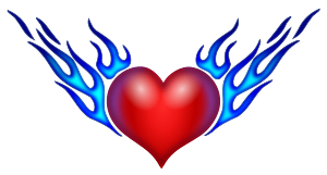 openclipart圖庫：Burning Heart