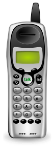 openclipart圖庫：Cordless Phone (no basestation)
