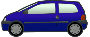 openclipart圖庫：Blue Twingo