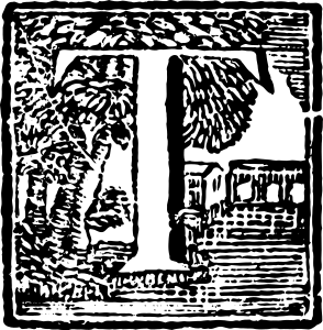 openclipart圖庫：decorative letter T