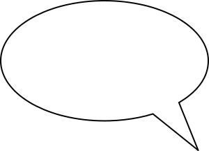 openclipart圖庫：Talk bubble