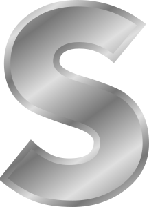 openclipart圖庫：Effect Letters alphabet silver