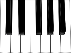openclipart圖庫：Organ keyboard