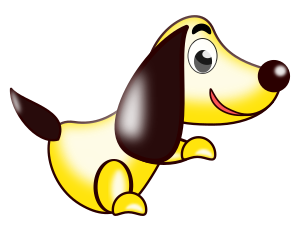 openclipart圖庫：Perro Amarillo
