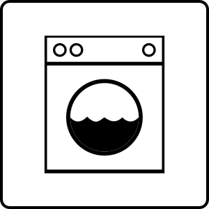 openclipart圖庫：Hotel Icon Has Laundry