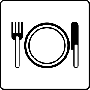 openclipart圖庫：Hotel Icon Has Restaurant