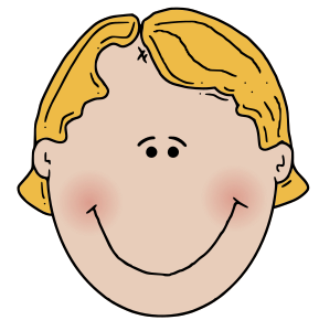 openclipart圖庫：boyface3 colour