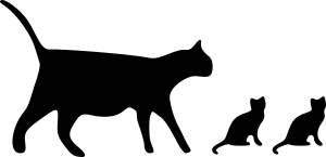 openclipart圖庫：cat icons 2