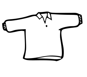 openclipart圖庫：shirt outline