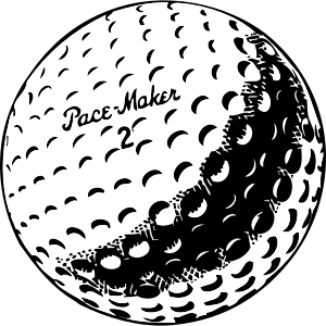 openclipart圖庫：golfball