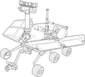 openclipart圖庫：Mars Exploration Rover