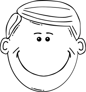 openclipart圖庫：Man Face Cartoon