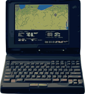 openclipart圖庫：Old Style Laptop