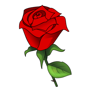 openclipart圖庫：Red Rose