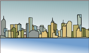 openclipart圖庫：Melbourne-skyline