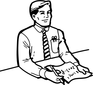 openclipart圖庫：mathematician