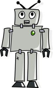 openclipart圖庫：cartoon robot